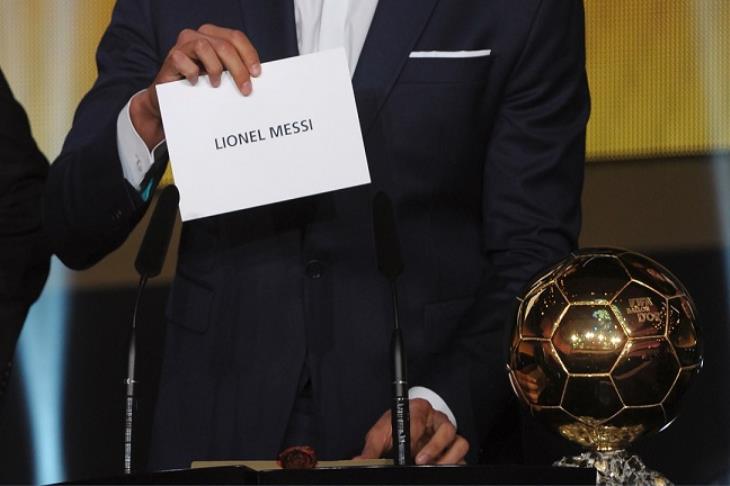 ميسي، بالون دور، الكرة الذهبية